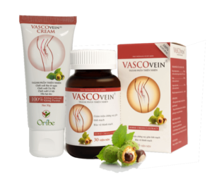 Trọn bộ sản phẩm Vascovein giải pháp toàn diện cho người bị suy giãn tĩnh mạch
