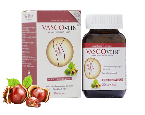 Viên uống Vascovein với tinh chất hoa hòe giúp điều trị bệnh suy giãn tĩnh mạch tốt